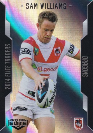 2014 NRL Elite Silver Parallels - P117 Sam Williams St George Dragons