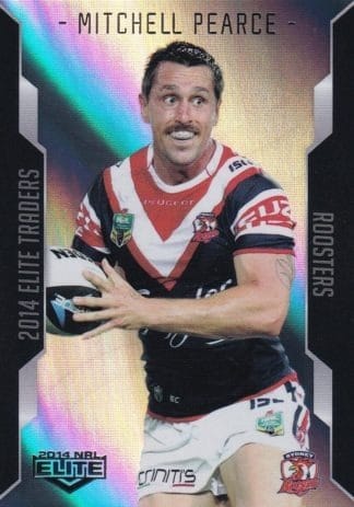 2014 NRL Elite Silver Parallels - P123 Mitchell Pearce Sydney Roosters