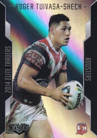 2014 NRL Elite Silver Parallels - P124 Roger Tuivasa-Sheck Sydney Roosters