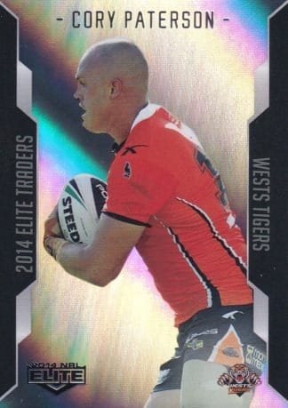 2014 NRL Elite Silver Parallels - P140 Cory Paterson Wests Tigers