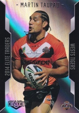 2014 NRL Elite Silver Parallels - P142 Martin Taupau Wests Tigers