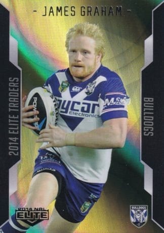 2014 NRL Elite Gold Parallel - SP013 James Graham Canterbury Bulldogs