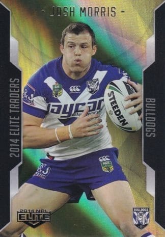 2014 NRL Elite Gold Parallel - SP015 Josh Morris Canterbury Bulldogs