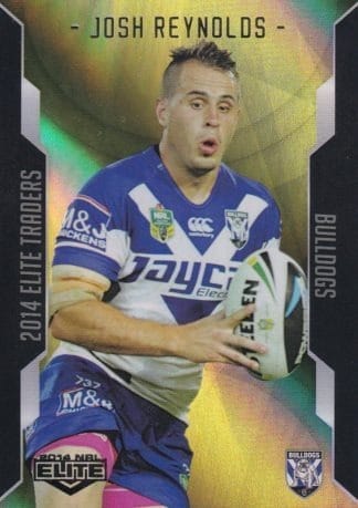 2014 NRL Elite Gold Parallel - SP016 Josh Reynolds Canterbury Bulldogs