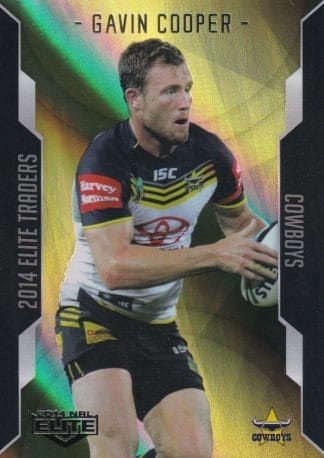 2014 NRL Elite Gold Parallel - SP030 Gavin Cooper North Qld Cowboys