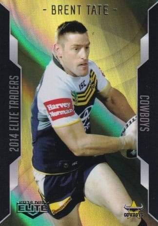 2014 NRL Elite Gold Parallel - SP035 Brent Tate North Qld Cowboys