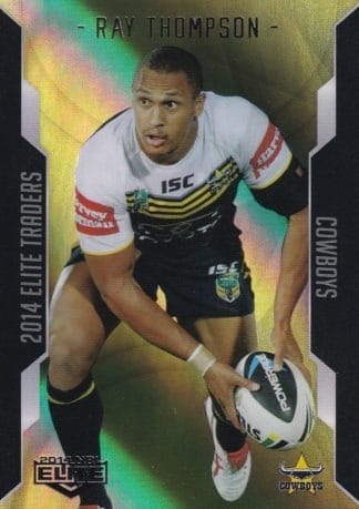 2014 NRL Elite Gold Parallel - SP036 Ray Thompson North Qld Cowboys