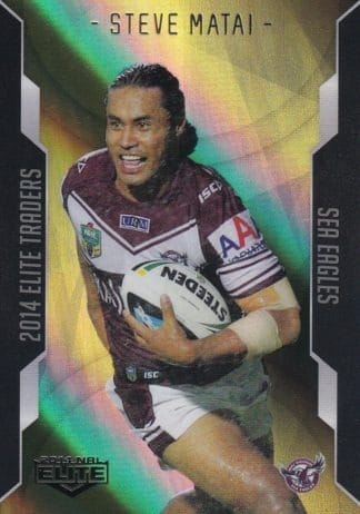 2014 NRL Elite Gold Parallel - SP051 Steve Matai Manly Sea-Eagles
