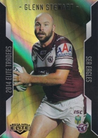 2014 NRL Elite Gold Parallel - SP053 Glenn Stewart Manly Sea-Eagles