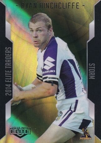 2014 NRL Elite Gold Parallel - SP059 Ryan Hinchcliffe Melbourne Storm