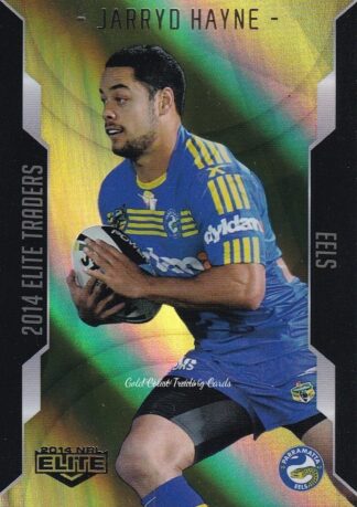 2014 NRL Elite Gold Parallel - SP073 Jarryd Hayne Parramatta Eels