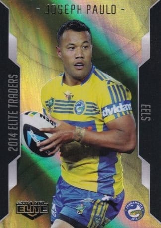 2014 NRL Elite Gold Parallel - SP079 Joseph Paulo Parramatta Eels