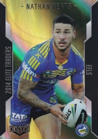 2014 NRL Elite Gold Parallel - SP080 Nathan Peats Parramatta Eels