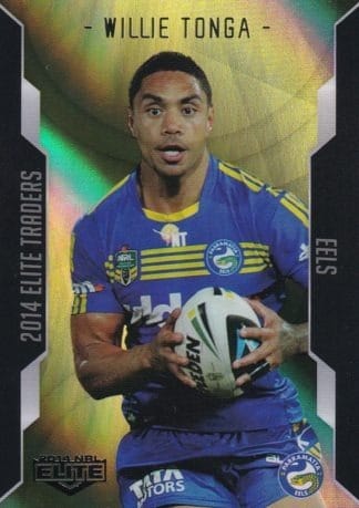 2014 NRL Elite Gold Parallel - SP081 Willie Tonga Parramatta Eels