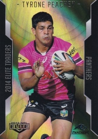 2014 NRL Elite Gold Parallel - SP084 Tyrone Peachey Penrith Panthers