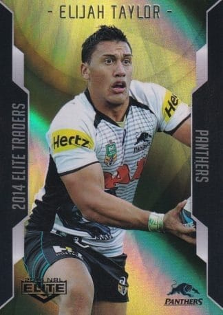 2014 NRL Elite Gold Parallel - SP088 Elijah Taylor Penrith Panthers