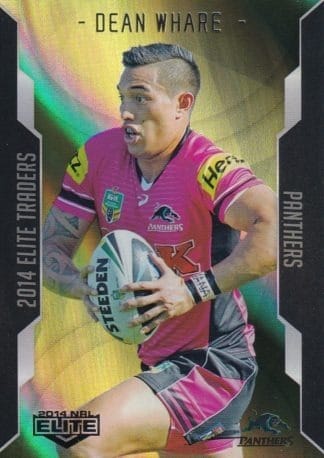 2014 NRL Elite Gold Parallel - SP090 Dean Whare Penrith Panthers