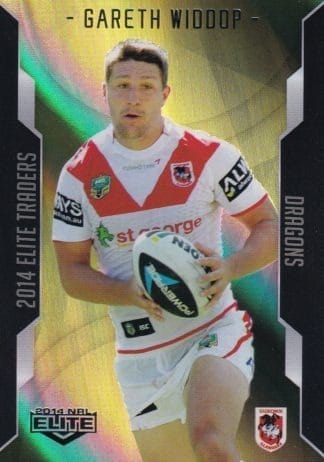 2014 NRL Elite Gold Parallel - SP116 Gareth Widdop St George Dragons