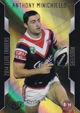 2014 NRL Elite Gold Parallel - SP118 Anthony Minichiello Sydney Roosters