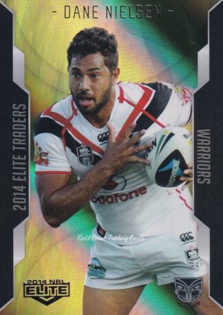 2014 NRL Elite Gold Parallel - SP133 Dane Nielsen Warriors