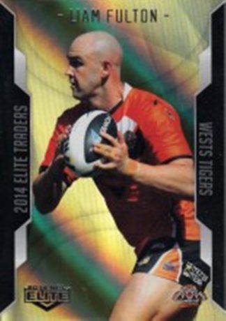 2014 NRL Elite Gold Parallel - SP138 Liam Fulton Wests Tigers