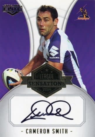 2014 NRL Elite League Sensations Signature - LS07 Cameron Smith Melbourne Storm