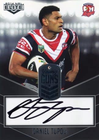 2014 NRL Elite Young Guns Signature - YG14 Daniel Tupou Sydney Roosters