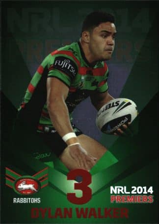 2014 NRL South Sydney Rabbitohs Premiers - PC03 Dylan Walker