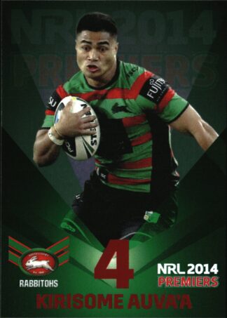 2014 NRL South Sydney Rabbitohs Premiers - PC04 Kirisome Auva'a