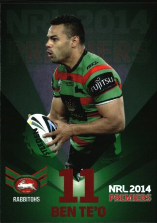 2014 NRL South Sydney Rabbitohs Premiers - PC11 Ben Te'o