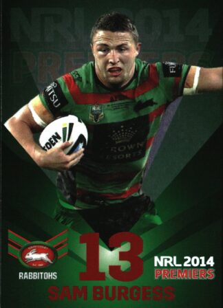 2014 NRL South Sydney Rabbitohs Premiers - PC13 Sam Burgess
