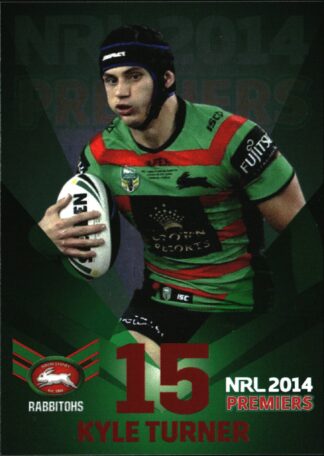 2014 NRL South Sydney Rabbitohs Premiers - PC15 Kyle Turner