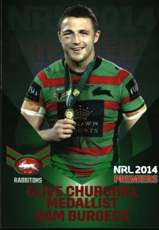 2014 NRL South Sydney Rabbitohs Premiers - PC20 Sam Burgess