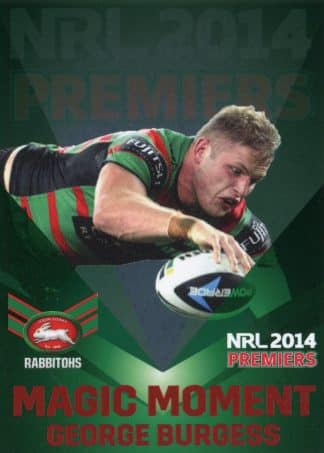 2014 NRL South Sydney Rabbitohs Premiers - PC22 George Burgess