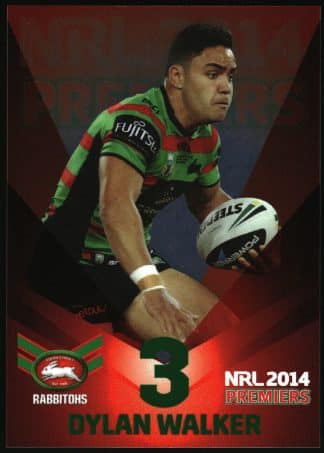 2014 NRL South Sydney Rabbitohs Premiers - PPC03 Dylan Walker