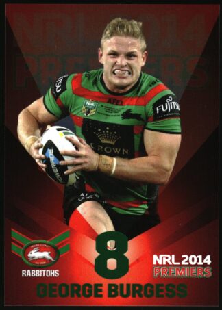2014 NRL South Sydney Rabbitohs Premiers - PPC08 George Burgess
