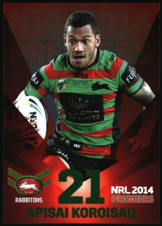 2014 NRL South Sydney Rabbitohs Premiers - PPC09 Apisai Koroisau