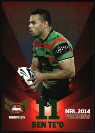 2014 NRL South Sydney Rabbitohs Premiers - PPC11 Ben Te'o
