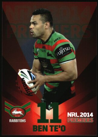 2014 NRL South Sydney Rabbitohs Premiers - PPC11 Ben Te'o
