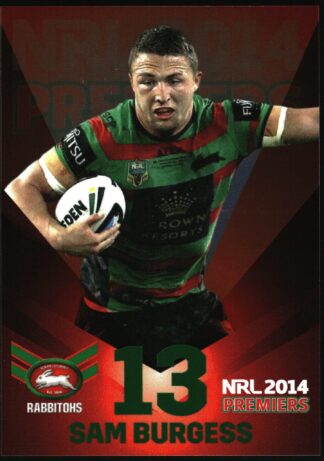 2014 NRL South Sydney Rabbitohs Premiers - PPC13 Sam Burgess