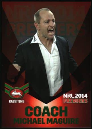 2014 NRL South Sydney Rabbitohs Premiers - PPC18 Michael Maguire