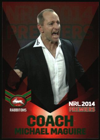 2014 NRL South Sydney Rabbitohs Premiers - PPC18 Michael Maguire