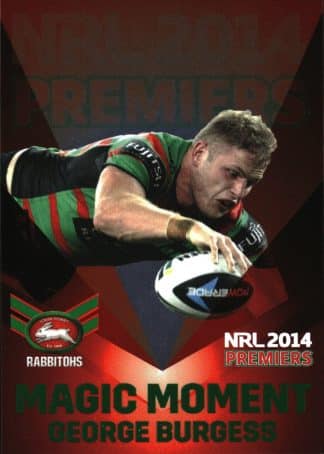 2014 NRL South Sydney Rabbitohs Premiers - PPC22 George Burgess