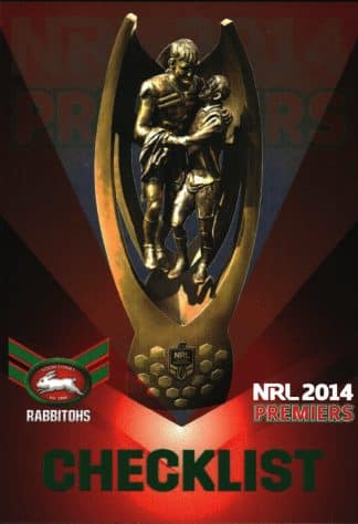 2014 NRL South Sydney Rabbitohs Premiers - PPC25 Checklist