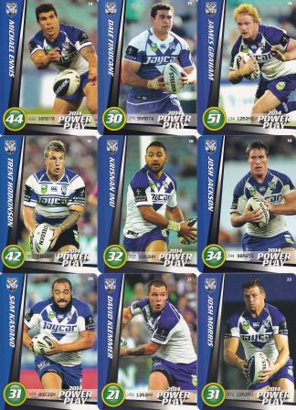2014 NRL Power Play Base Team Set - Canterbury Bulldogs
