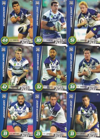 2014 NRL Power Play Base Team Set - Canterbury Bulldogs
