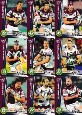 2014 NRL Power Play Base Team Set - Manly Sea Eagles