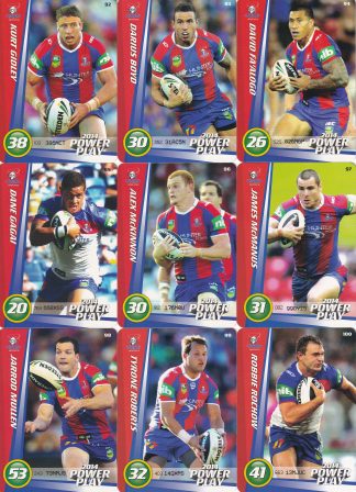 2014 NRL Power Play Base Team Set - Newcastle Knights