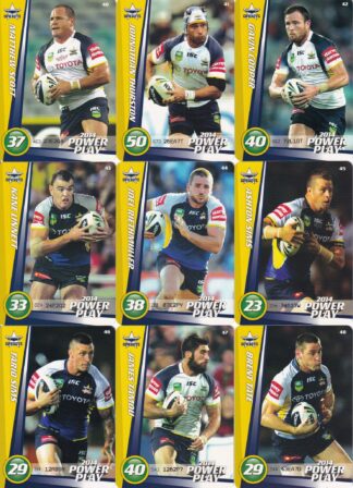2014 NRL Power Play Base Team Set - North QLD Cowboys