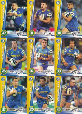 2014 NRL Power Play Base Team Set - Parramatta Eels